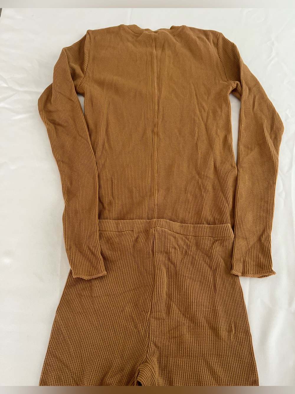 SKIMS Ribbed Button Front Two-Piece Set - Picture 2 of 7